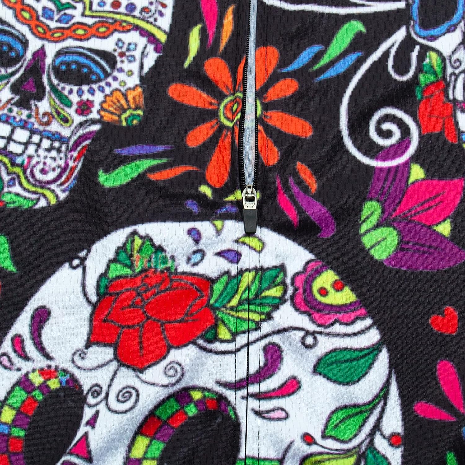 Serijoars Women's Long Sleeve Cycling Jersey MTB Shirts Quick Dry Bike Tops with Reflective Strip - Image 4