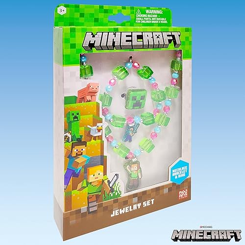 Miniatura 6 de Juego de joyas para niñas de 3 piezas de juguetes de princesa  Juego de joyas con collar de cuentas para niñas  Pulseras y anillos para niñas