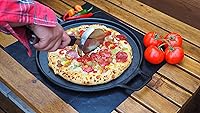 Vista 7 de Kit completo de piedra para pizza de hierro fundido (4 unidades)