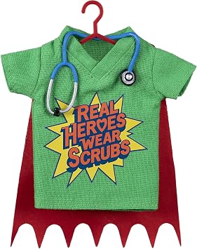 Hallmark Keepsake Christmas Ornament 2022, Healthcare Hero Scrubs, Fabric