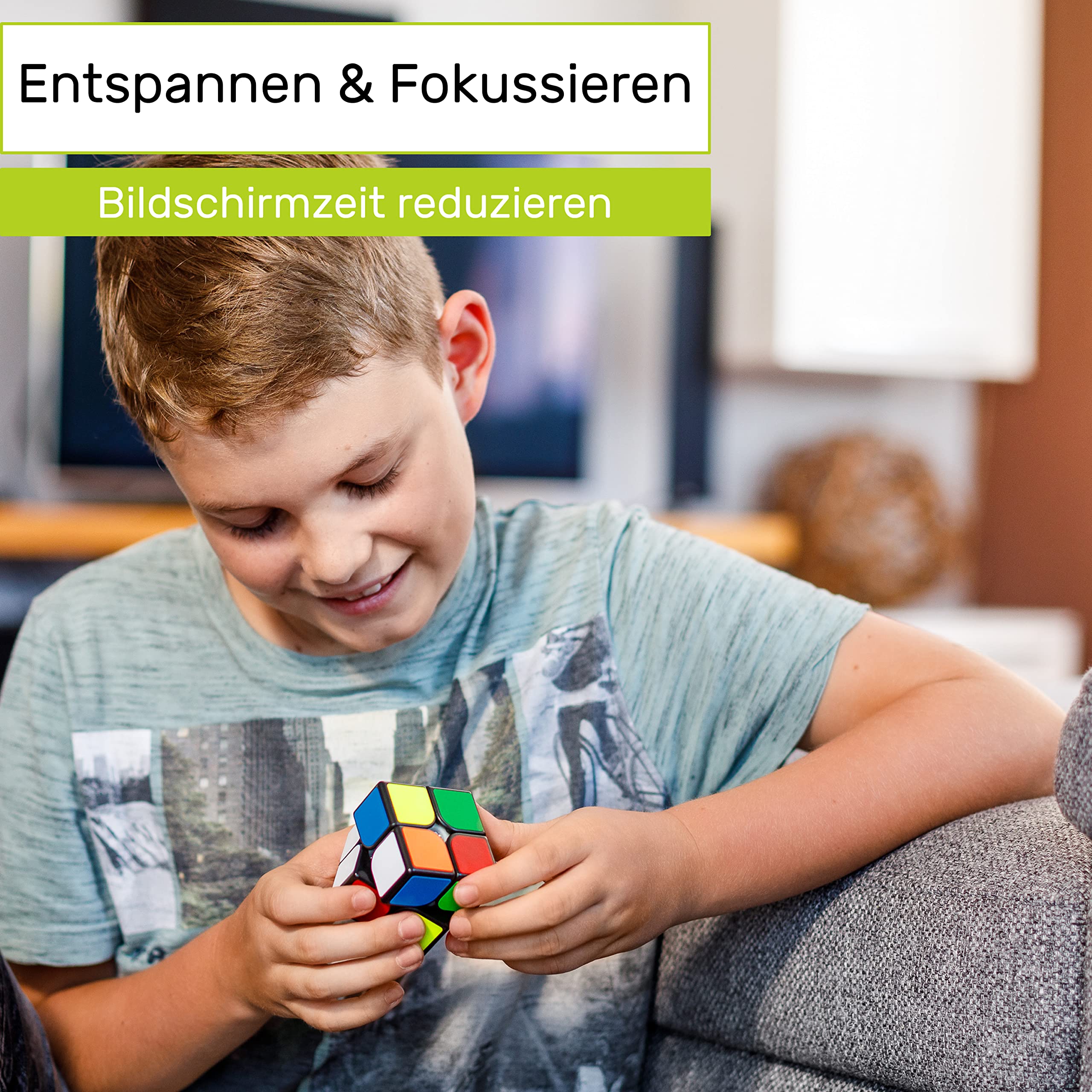 CUBIDI® Zauberwürfel Set - Speed Cube Set 2x2 3x3 4x4 Pyraminx Speedcube, Zauberwürfel für Kinder Erwachsene Anfänger 4 Stück