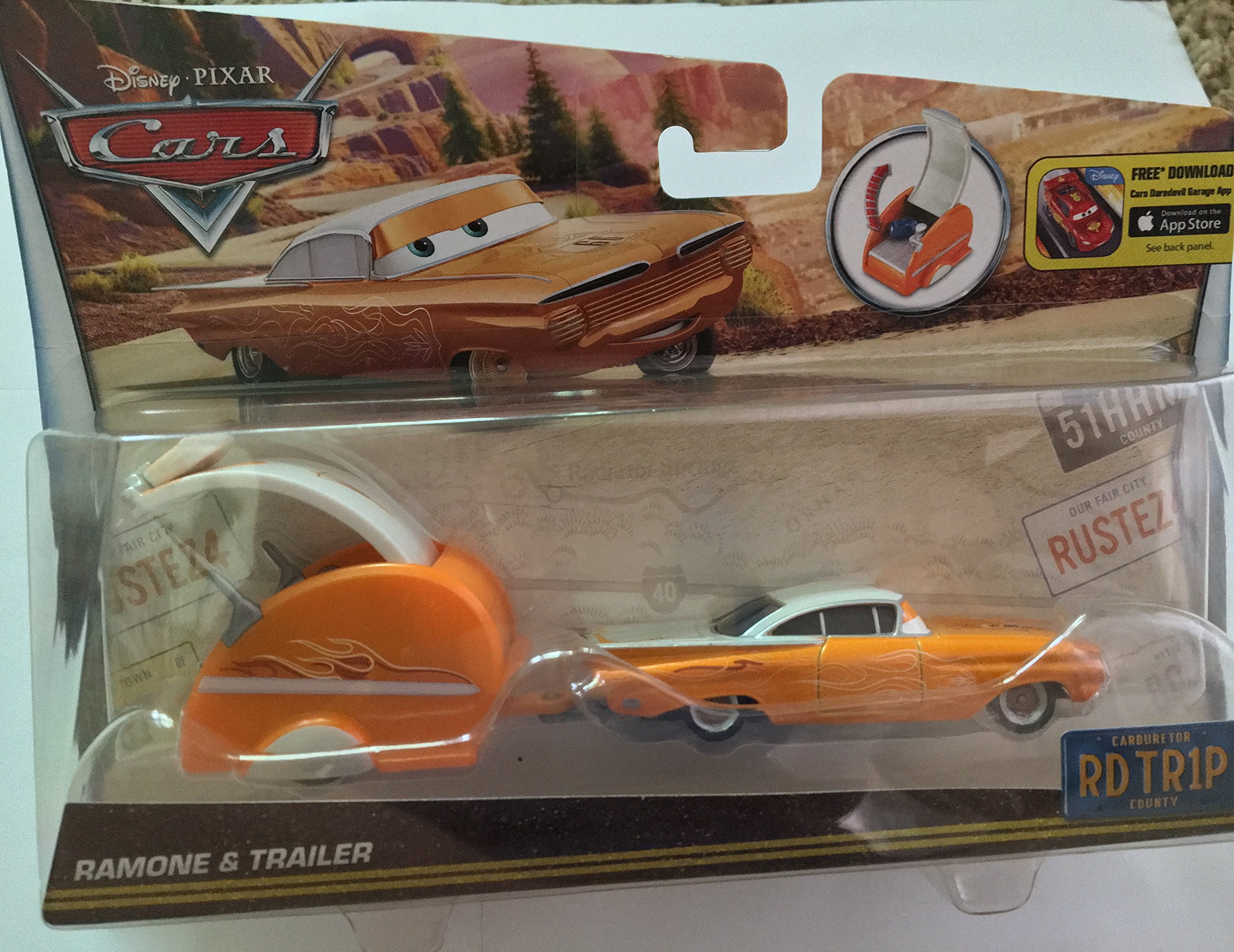 ロードトリップ ラモーン トレーラー trailer カーズ ミニカー Amazon