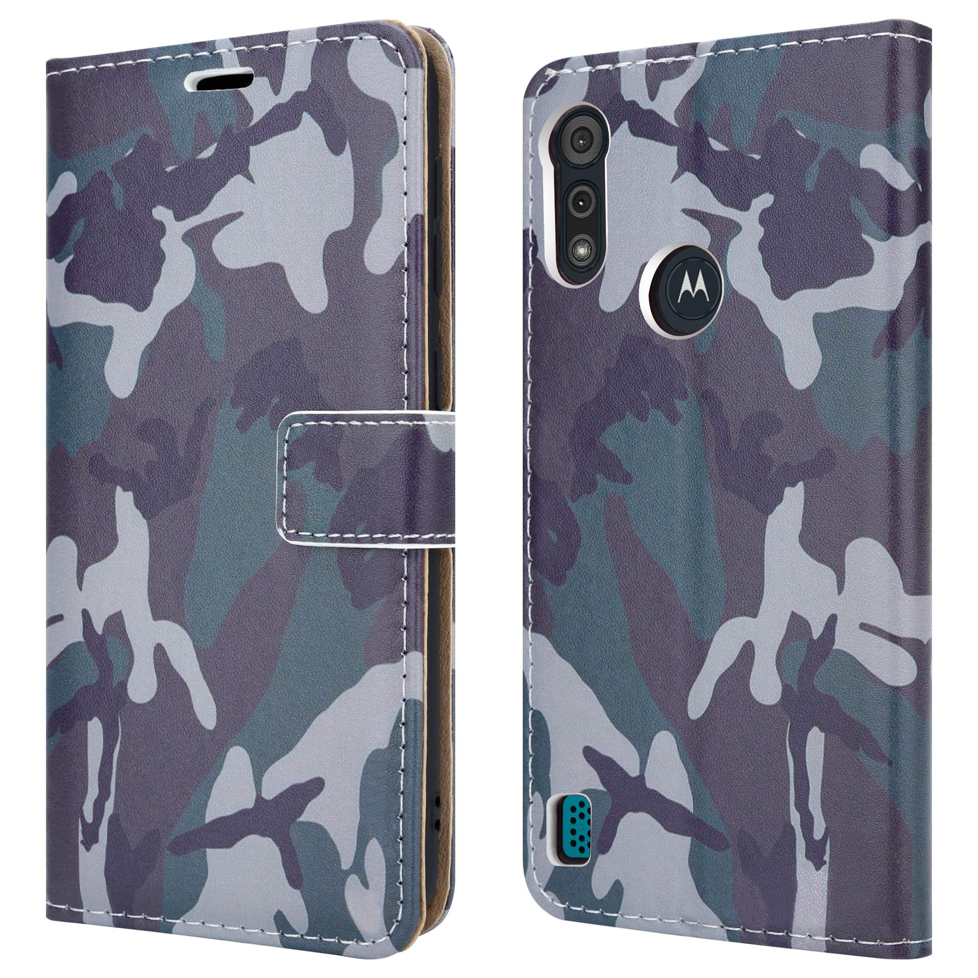 Case For Motorola Moto E7i Power XT2097 Leather Magnet Flip Wallet Phone Cover - Picture 31 of 36