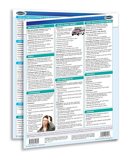 Miniatura 3 de Guía de primeros auxilios para adultos - Médico - Guía de referencia rápida de emergencia por Permacharts