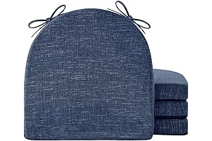 Dining Chair Cushions Set of 4 with Ties for the Ultimate Comfort
