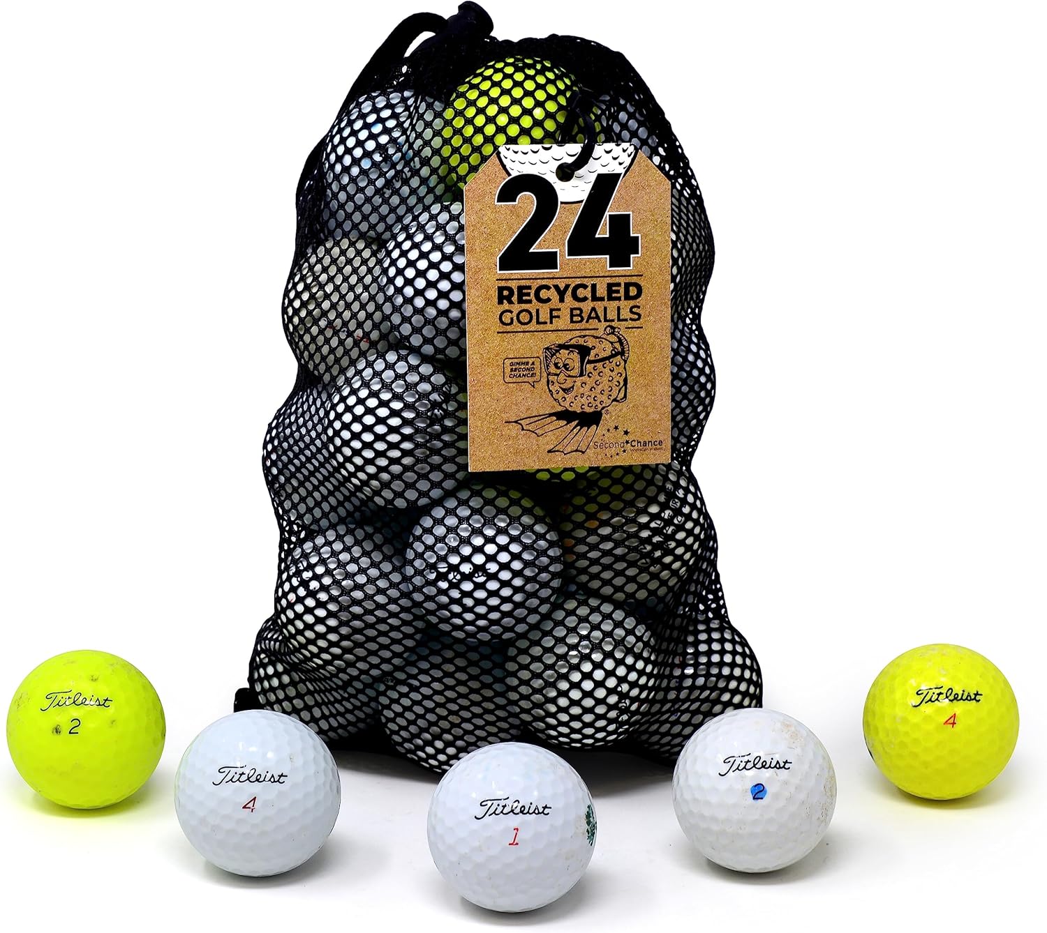 Second Chance Titleist 24 Assorted Model Lake Golf Balls