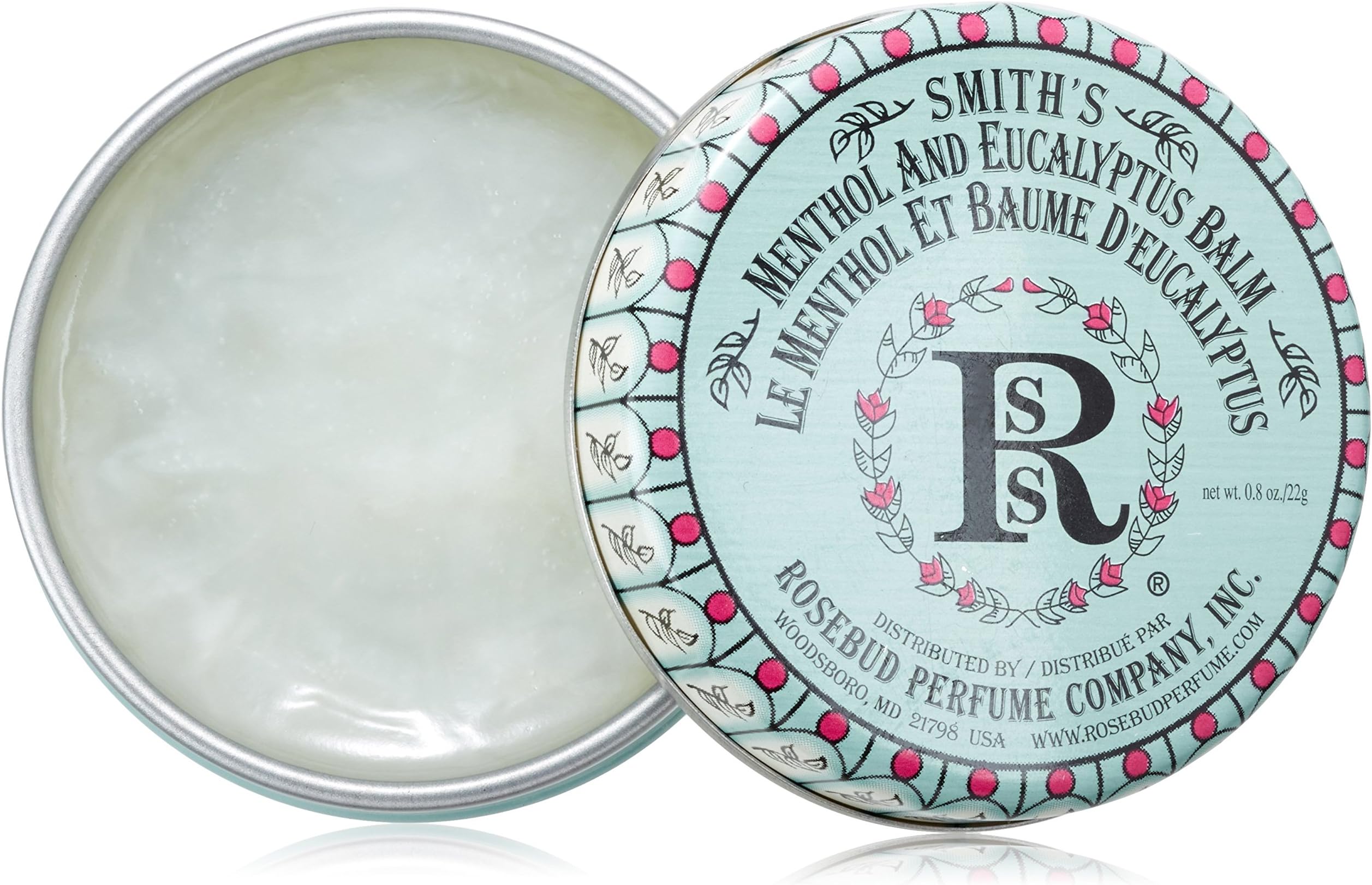 Rosebud Perfume Company Menthol & Eucalyptus Salve, 0.8 oz