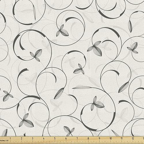 Vista 388 de Lunarable The Yard, tela azul real de The Yard, patrón de cerámica inspirado en el Medio Oriente estilo marroquí, estampado oriental, tela de satén