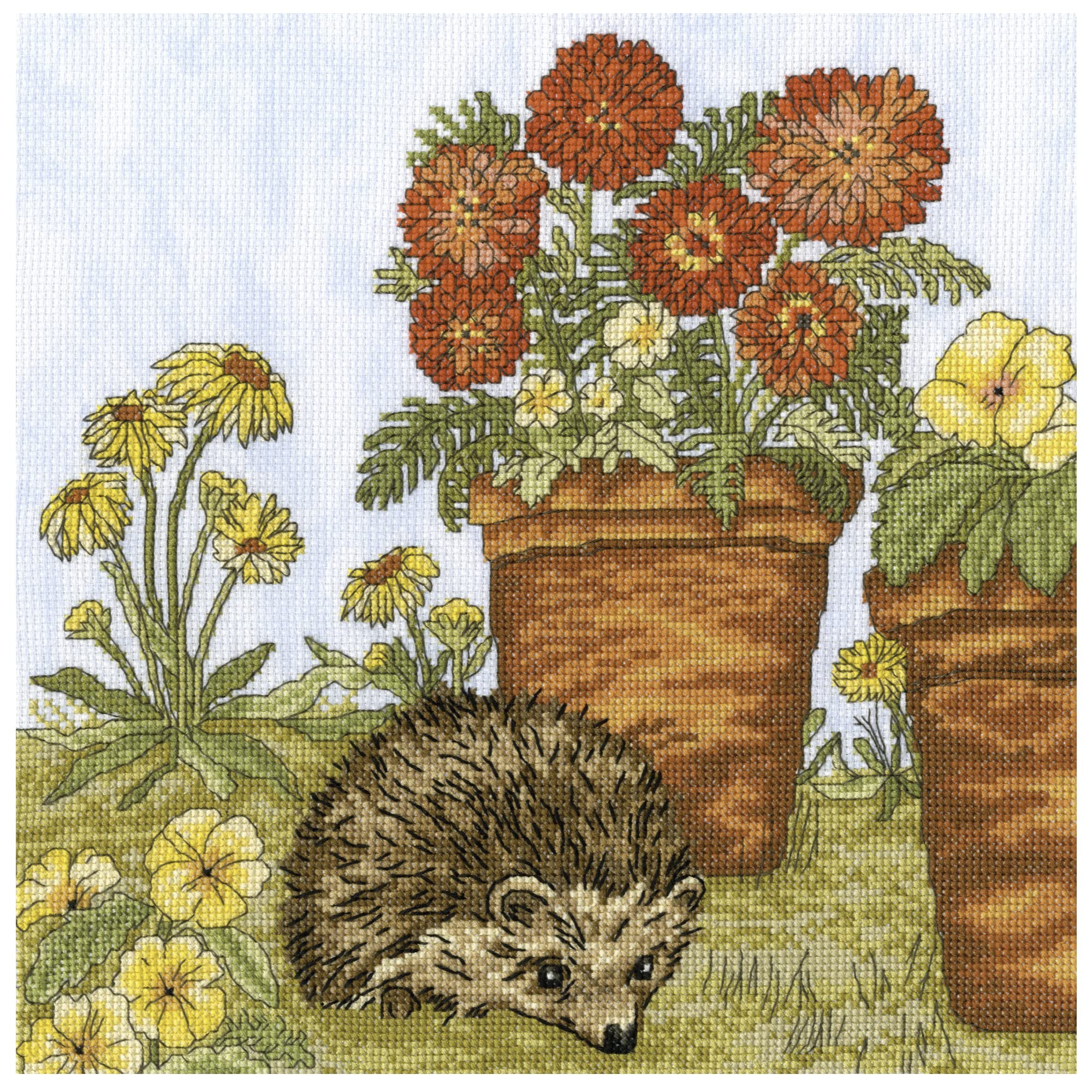 Bothy Threads Pot Garden Counted Cross Stitch Kit