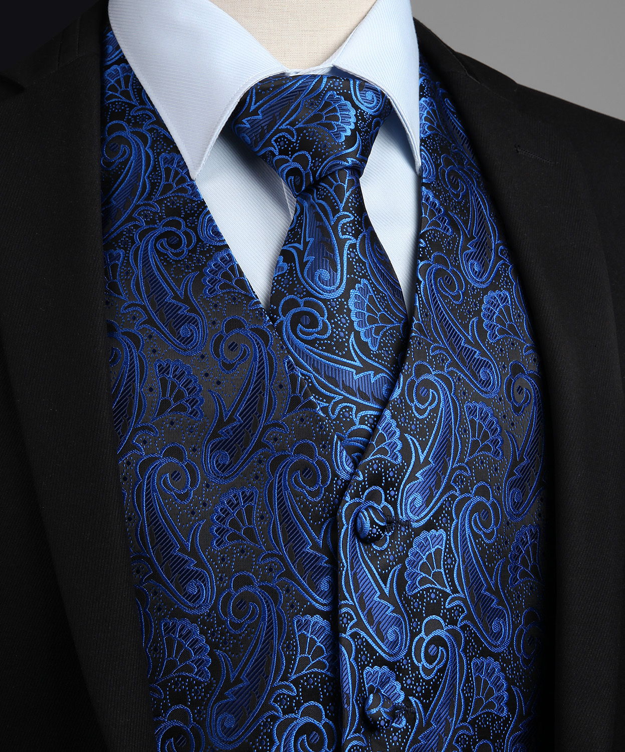 Gilet De Costume Homme Sans Manches - Coupe Ajustée, Col En V, Pour Mariage & Soirée