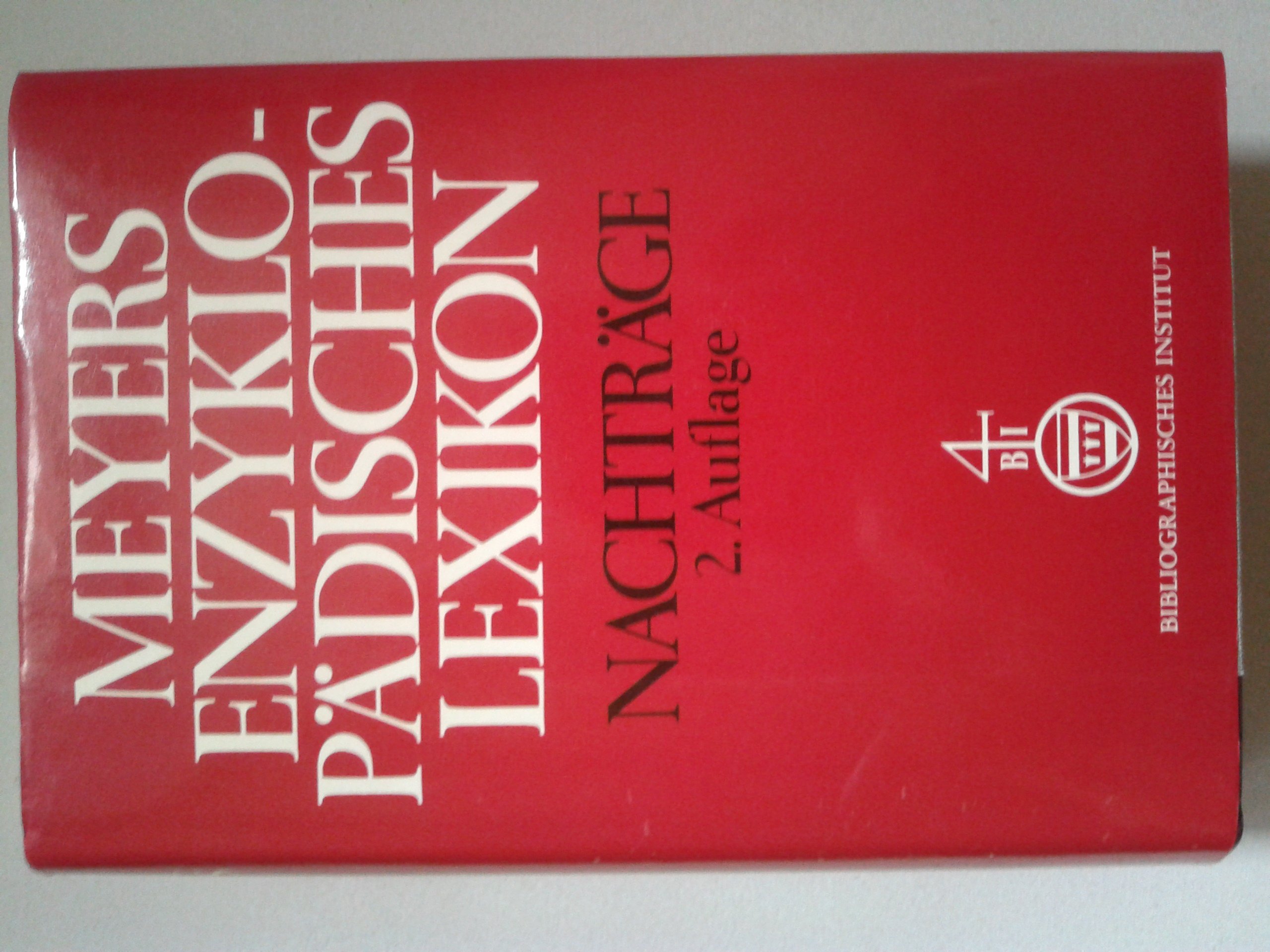 Meyers Enzyklopädisches Lexikon, 25 Bde. m. Atlas-Bd. u. 6 Erg.-Bde., Bd.26, Nachträge A-Z