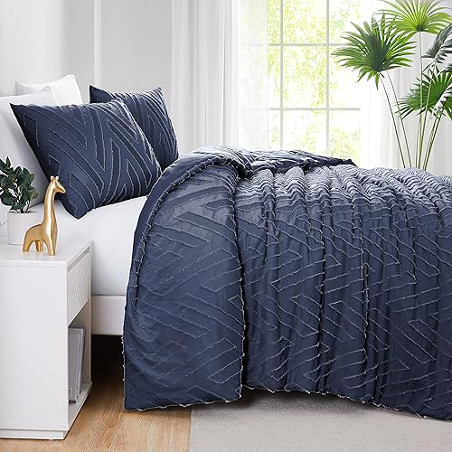 Miniatura 12 de Southshore Fine Living, Inc. Juego de ropa de cama de gran tamaño alternativo para todas las estaciones, colcha reversible suave de 2 piezas con una
