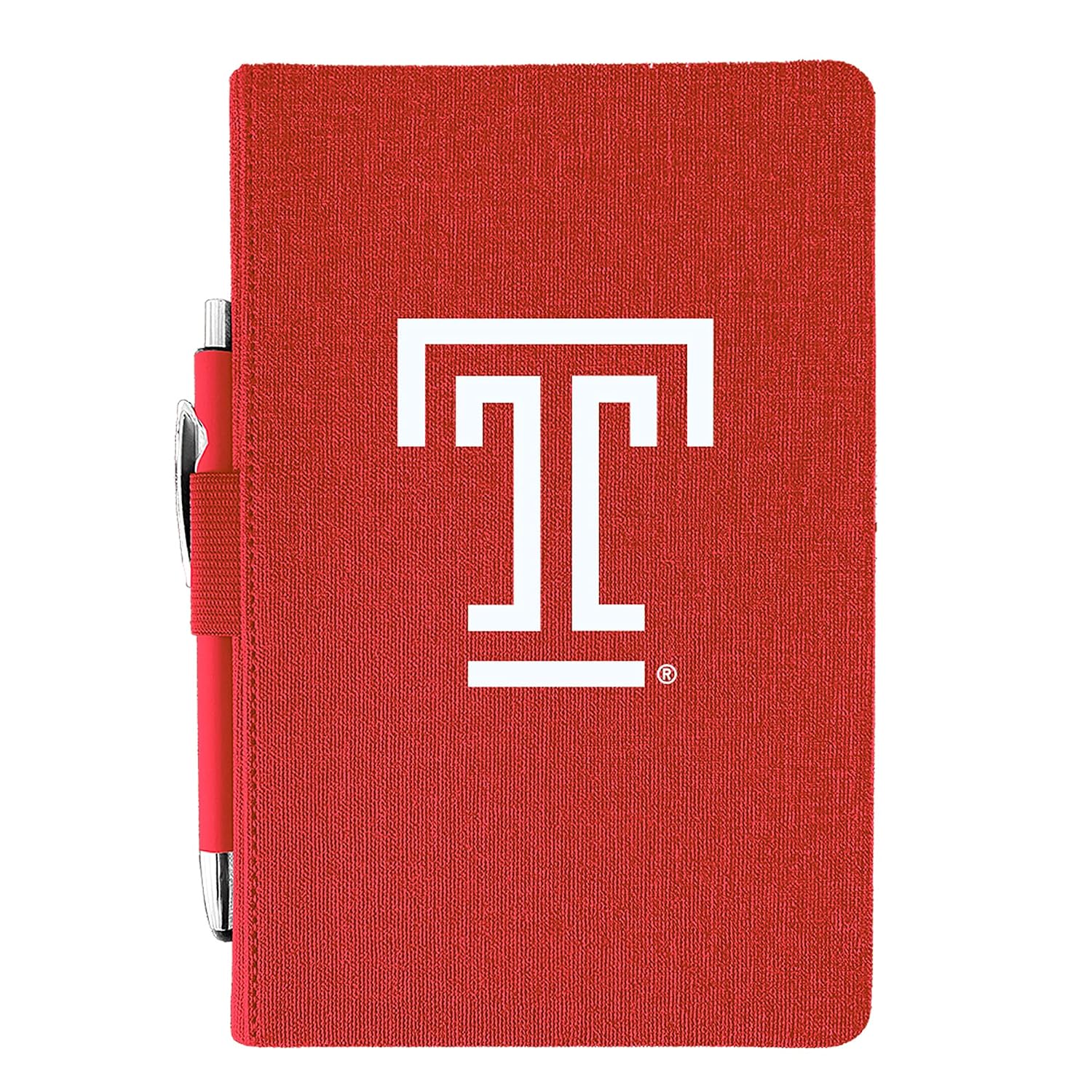 The Fanatic Group Temple Owls Journal with Pen, Design 1 - Red