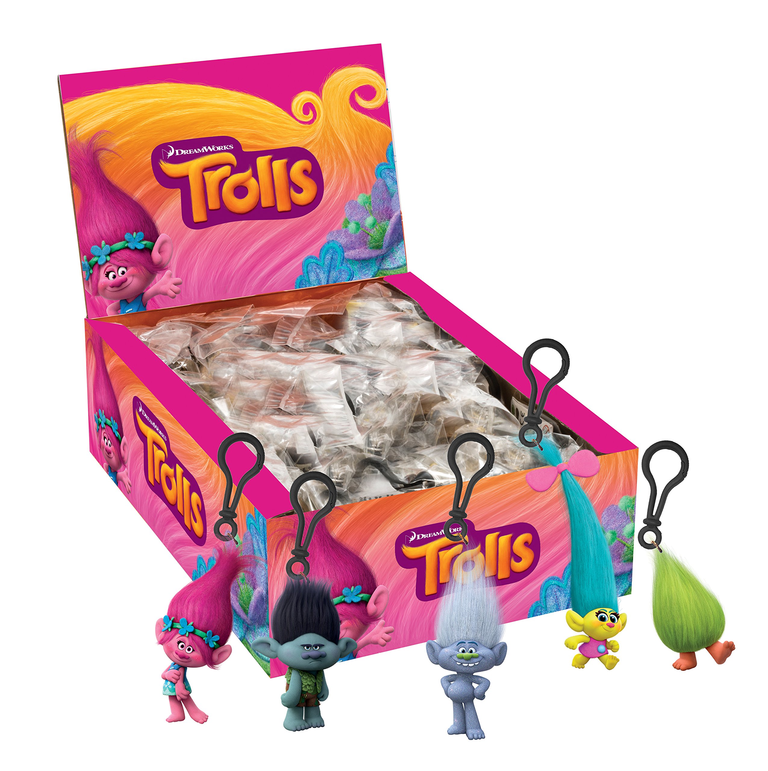 Joy Toy 67687-24 Trolls 3D PVC Clip (Design may vary)