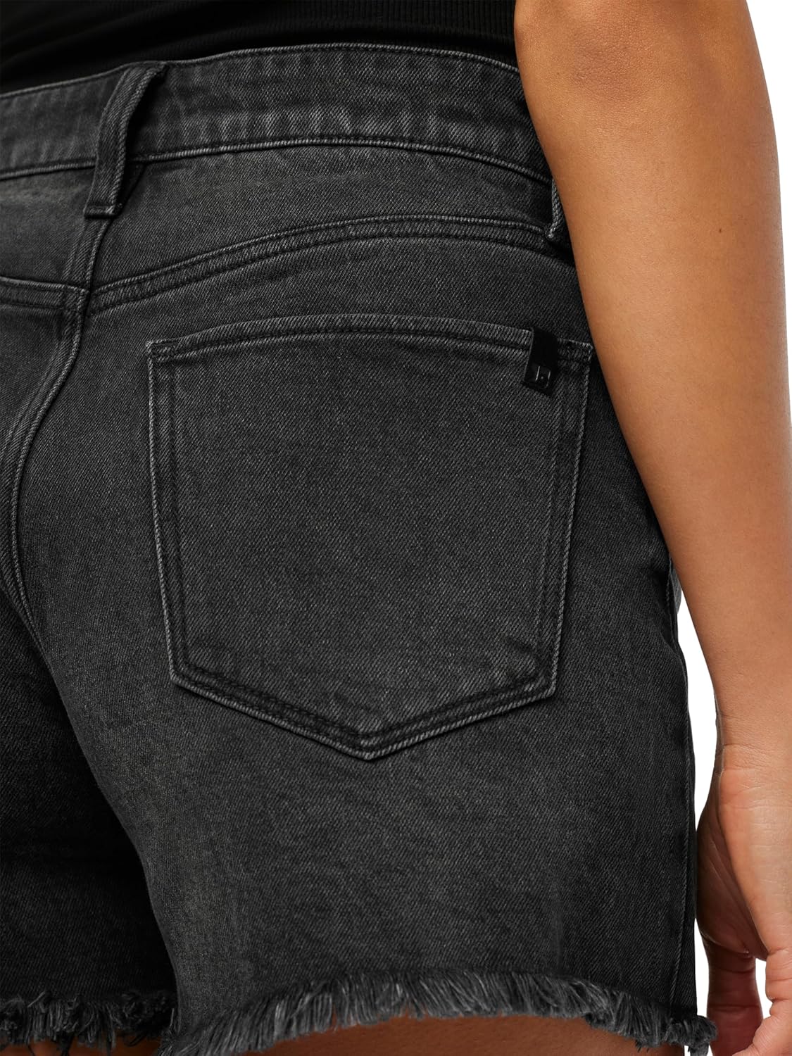 Joe's Womens The Jessie Relaxed Fit Mid Rise Denim Short - Image 5