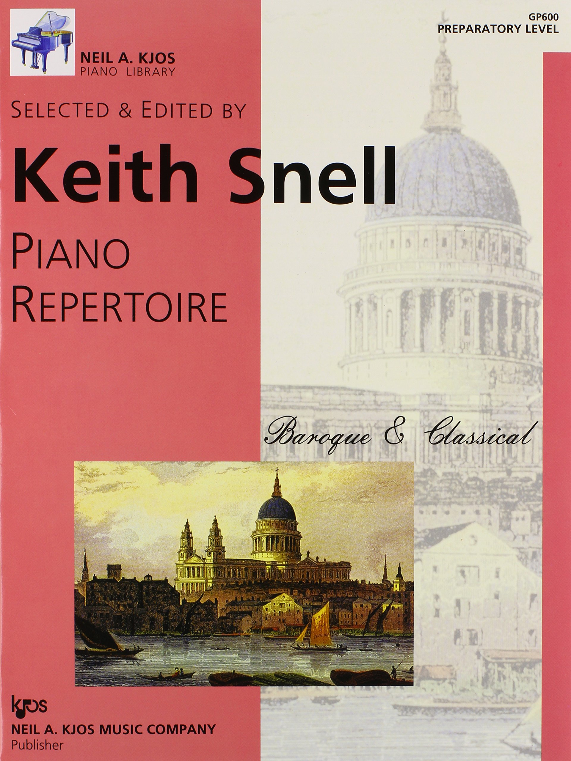 GP600 - Piano Repertoire: Baroque & Classical Preparatory Level Paperback – January 1, 1997