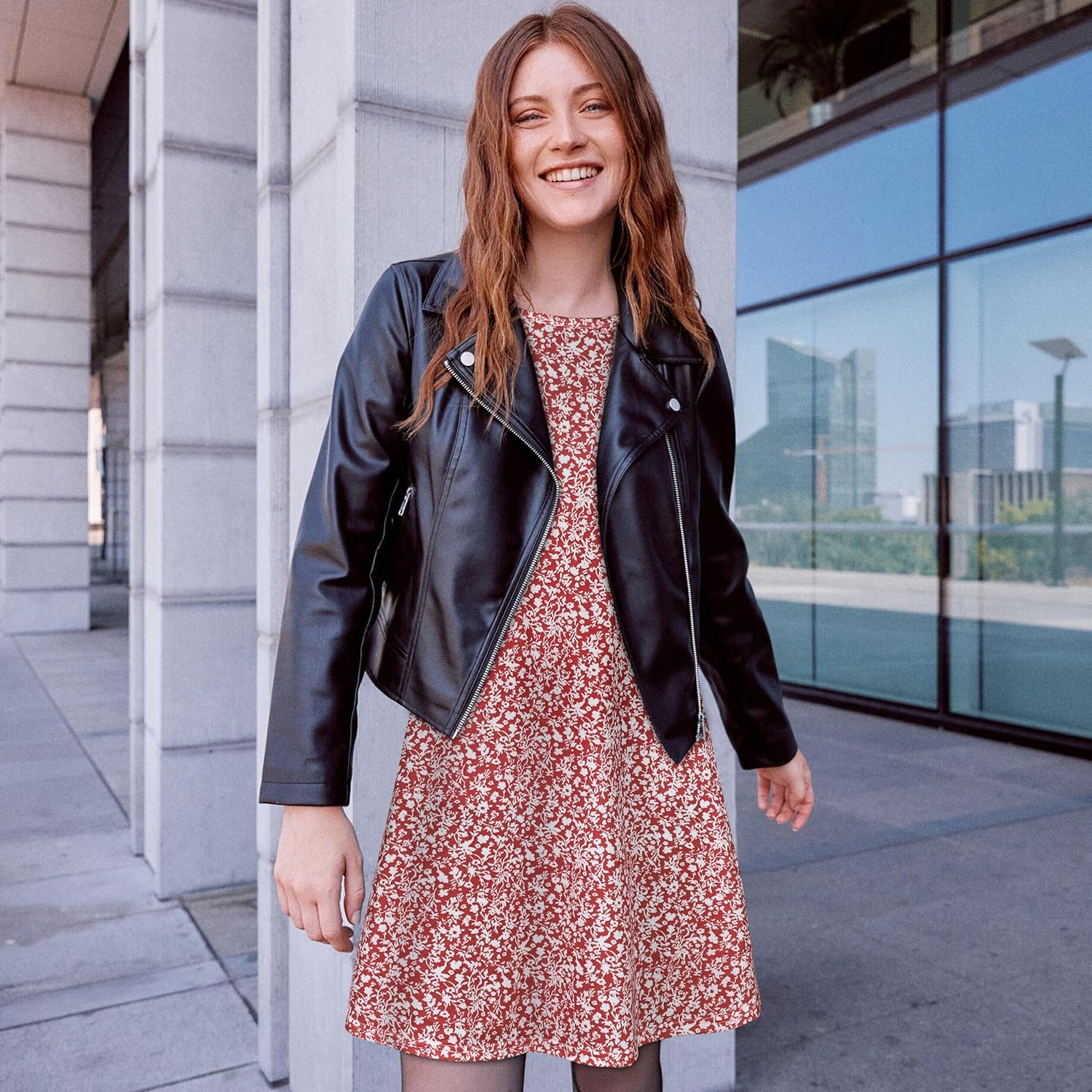 elescat Women's Summer Dresses 2026 Beach Casual Sleeveless Floral Print Tank Loose Sundress with Pocket - Image 3