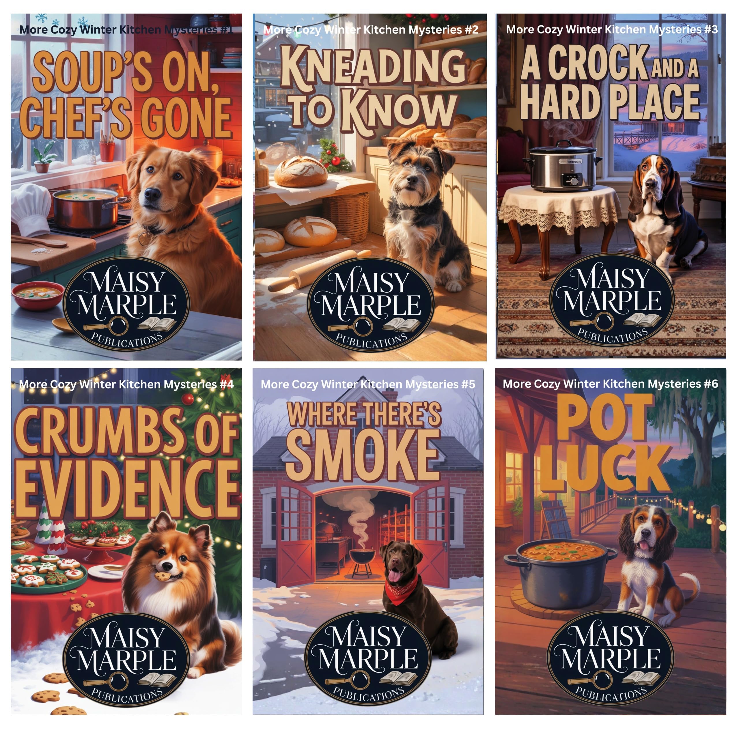 The Full More Cozy Winter Kitchen Mysteries Series Collection