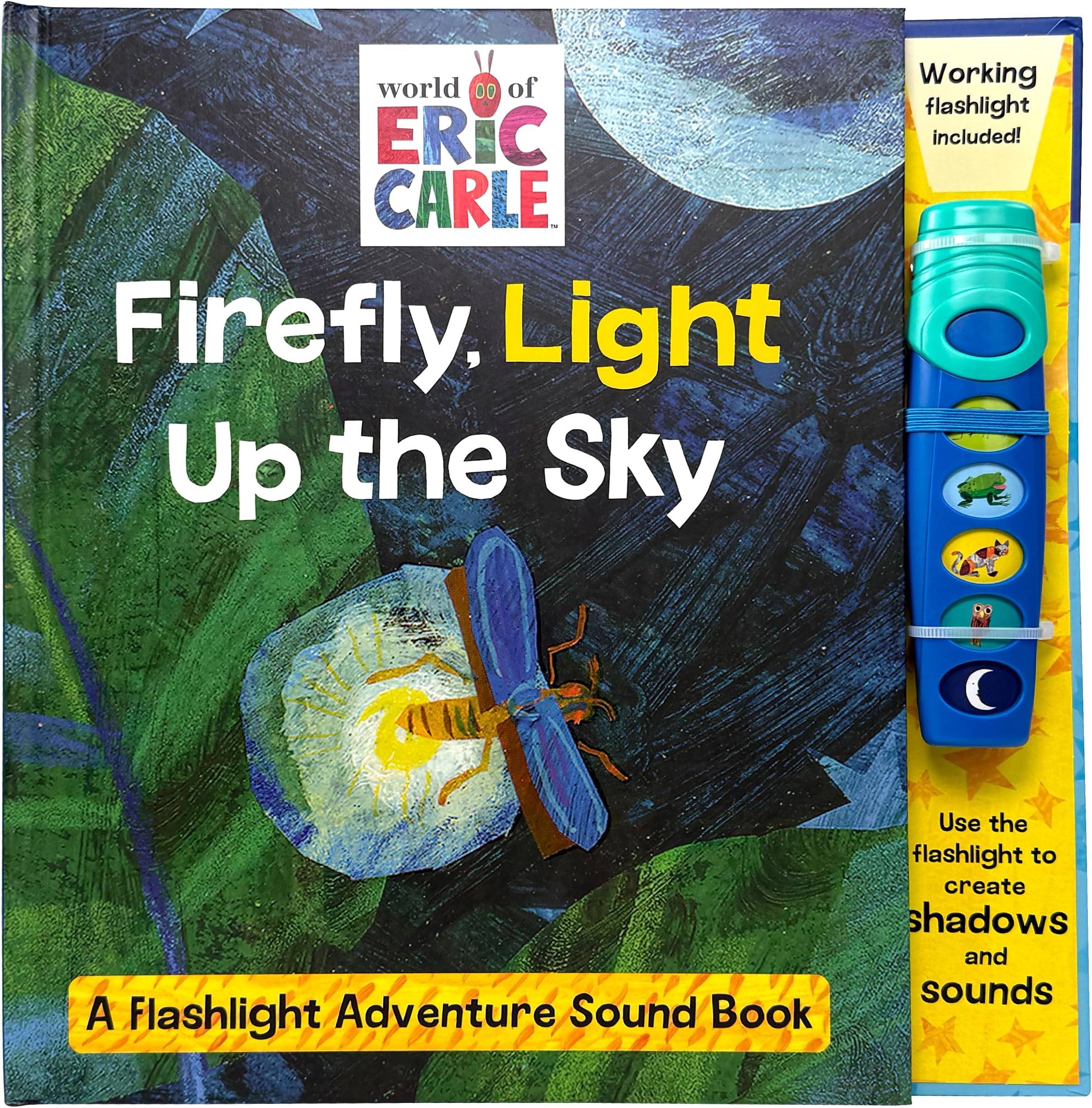 World of Eric Carle, Firefly, Light Up the Sky - Flashlight Pop-Up Adventure Book - Play-a-Sound - PI Kids