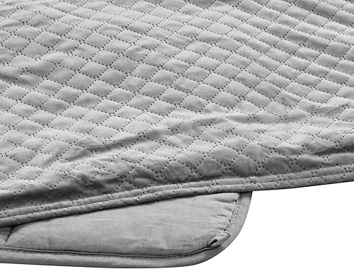 Miniatura 2 de BlanQuil Essentials - Manta con peso con funda (gris, 20)