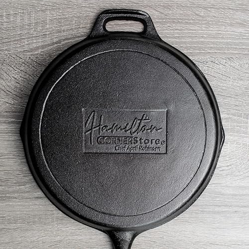 Miniatura 5 de Sartén de hierro fundido con mezcla de pan de maíz y mezcla de galletas, paquete de cocina sureña, sartén pre-sazonada de 10 pulgadas, antiadherente