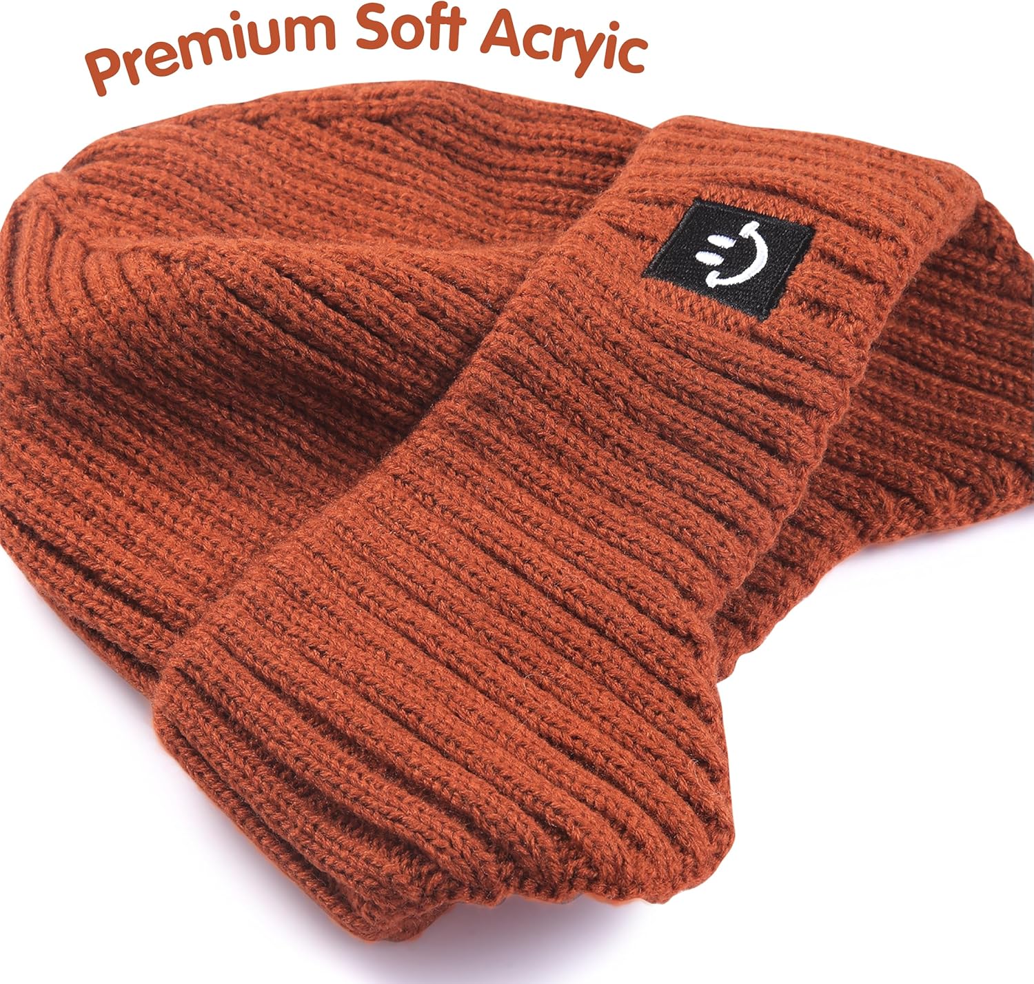 MaxNova 2 Pack Baby Beanie Toddler Winter Hat with Earflap for Girls Boys 0-8 Years - Image 5