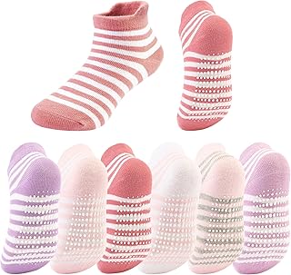Dicry Baby,Clothing,Baby Boys 0-24m,Socks & Tights,Socks Dicry Girls Boys Non-slip Ankle Socks with Grips Suitable for Baby Infant Toddler Kids (6/12 Pairs)