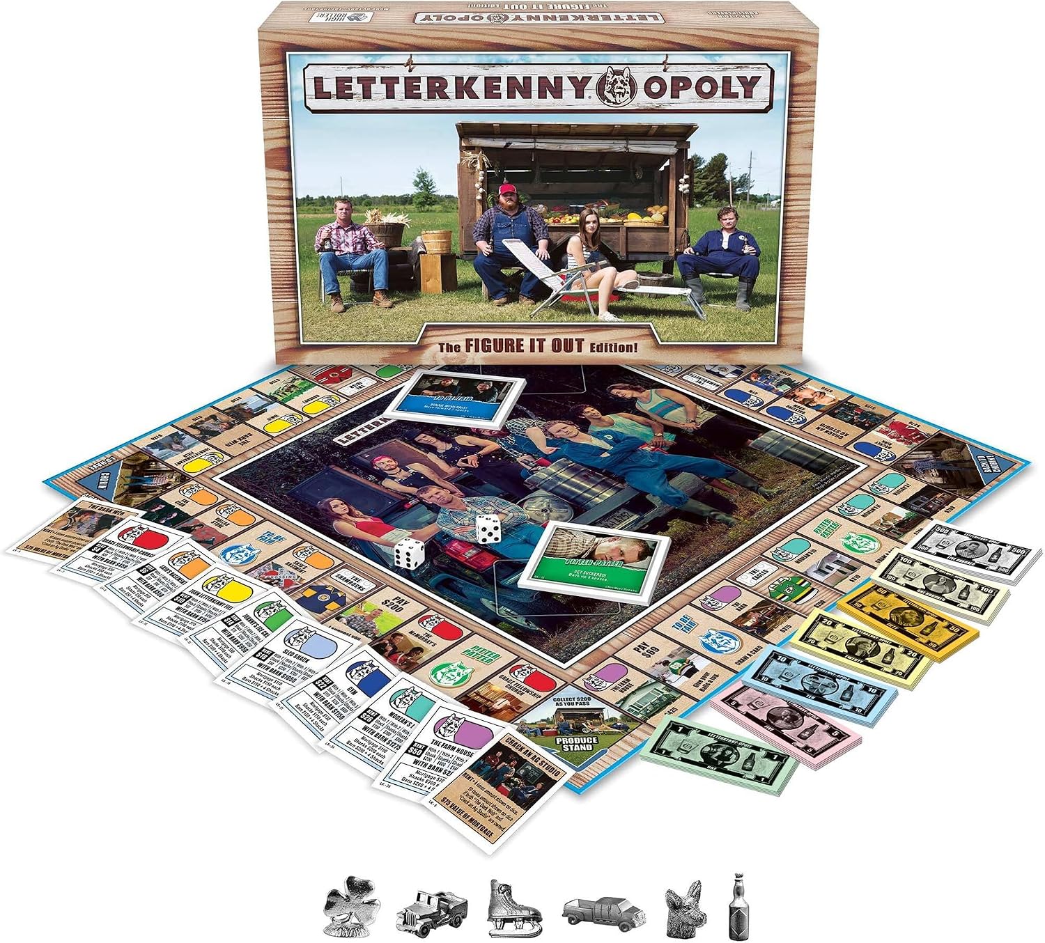 Letterkenny Board Game - Hilarious Comedy Game with Iconic Locations, Unique Tokens, Fast-Paced Fun, and Laughs for Letterkenny Fans and Game Night Parties image 2