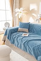 Vista 8 de Funda de sofá impermeable y antideslizante, protector de muebles resistente a las garras para gatos y perros, elegante funda de sofá a prueba