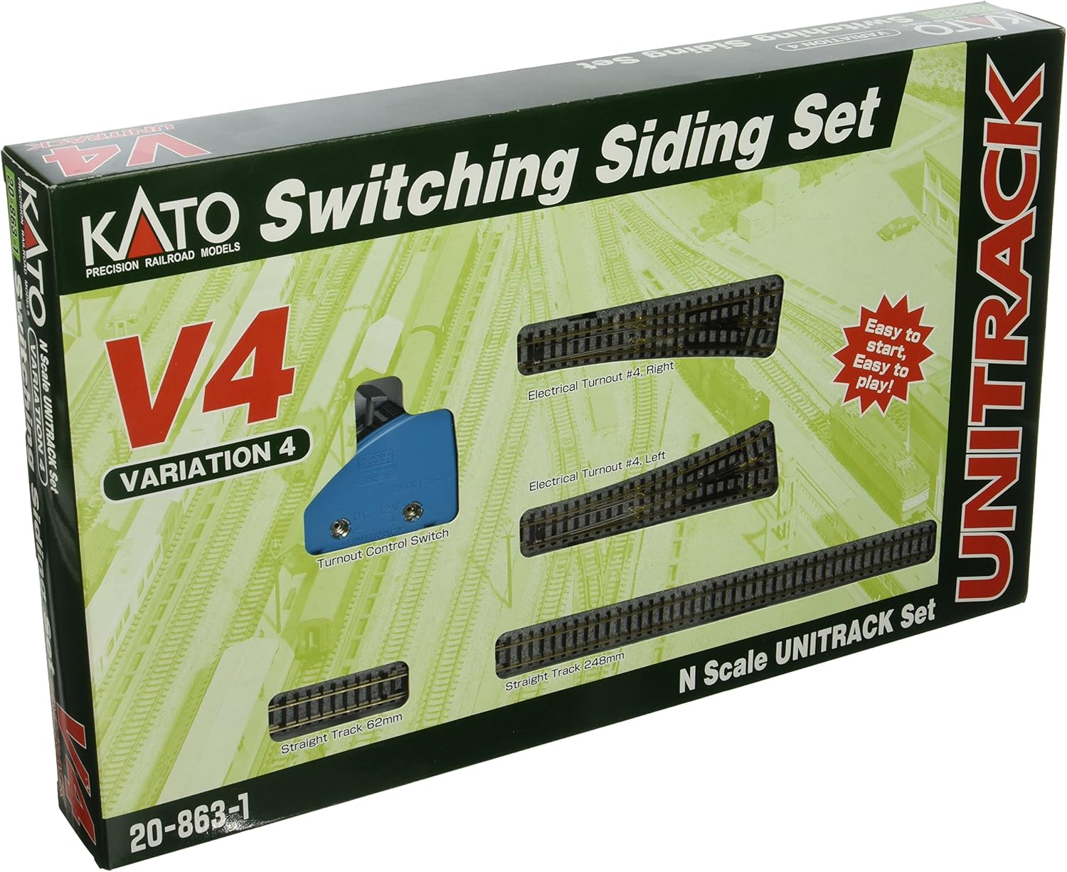 Flаѕh Sаlе Buу 1 gеt 1 Kato USA Model Train Products V4 UNITRACK Switching Siding Set
