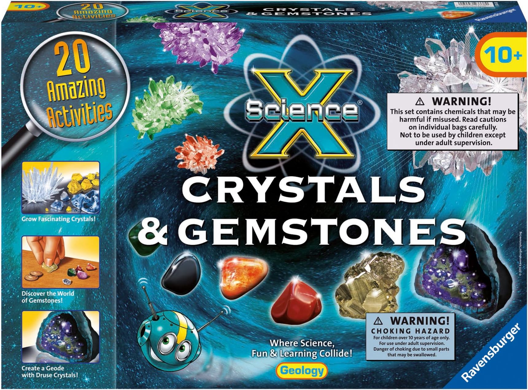 Ravensburger Science X Crystals and Gemstones Activity Kit