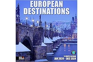 European Destinations 2024 Monthly Calendar