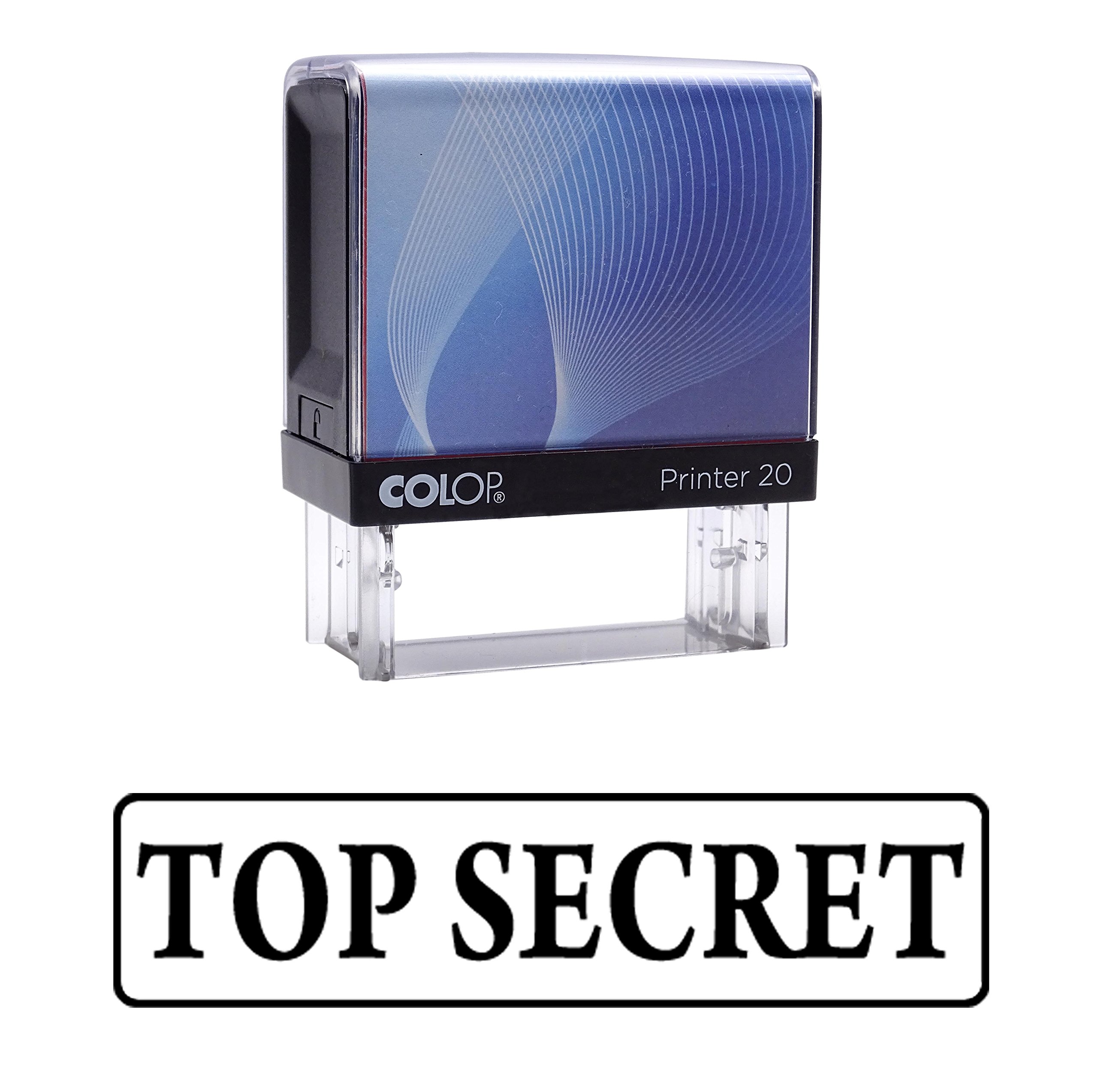 TOP Secret Self Inking Rubber Stamp Custom Colop Office Stationary P20 Mini Stamper