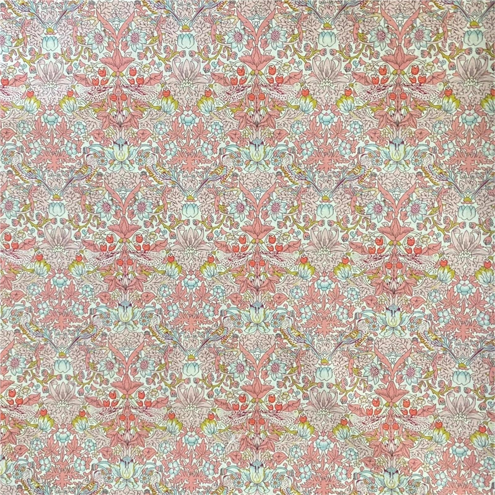 Baumwollstoff Baumwolle 80S Erdbeere Popeline Stoff Digitaldruck Diy Handgemachte Kleider Hemd Tuch für Handarbeiten(100CM X 145CM)