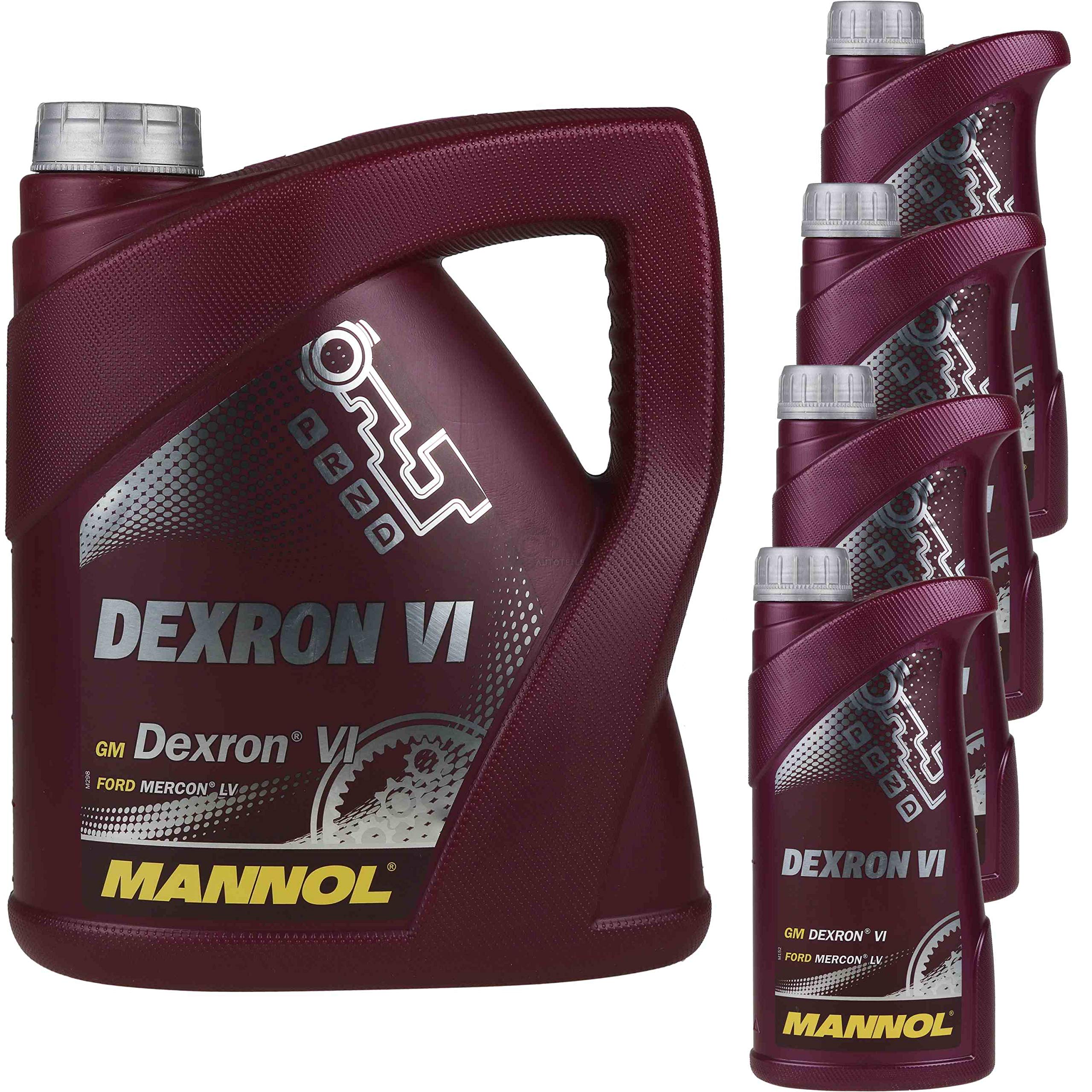Olio per cambio automatico originale MANNOL Dexron VI Gear Oil, 8 litri