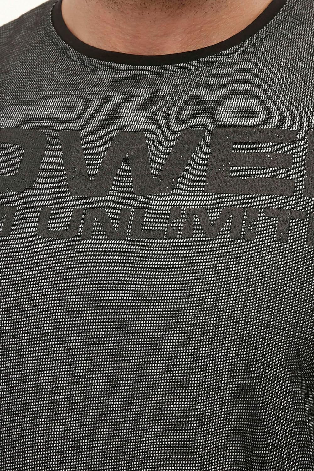 Men's Oversize Gym Fitness and Bodybuilding T-Shirt, Cotton O-Neck Lifestyle Top