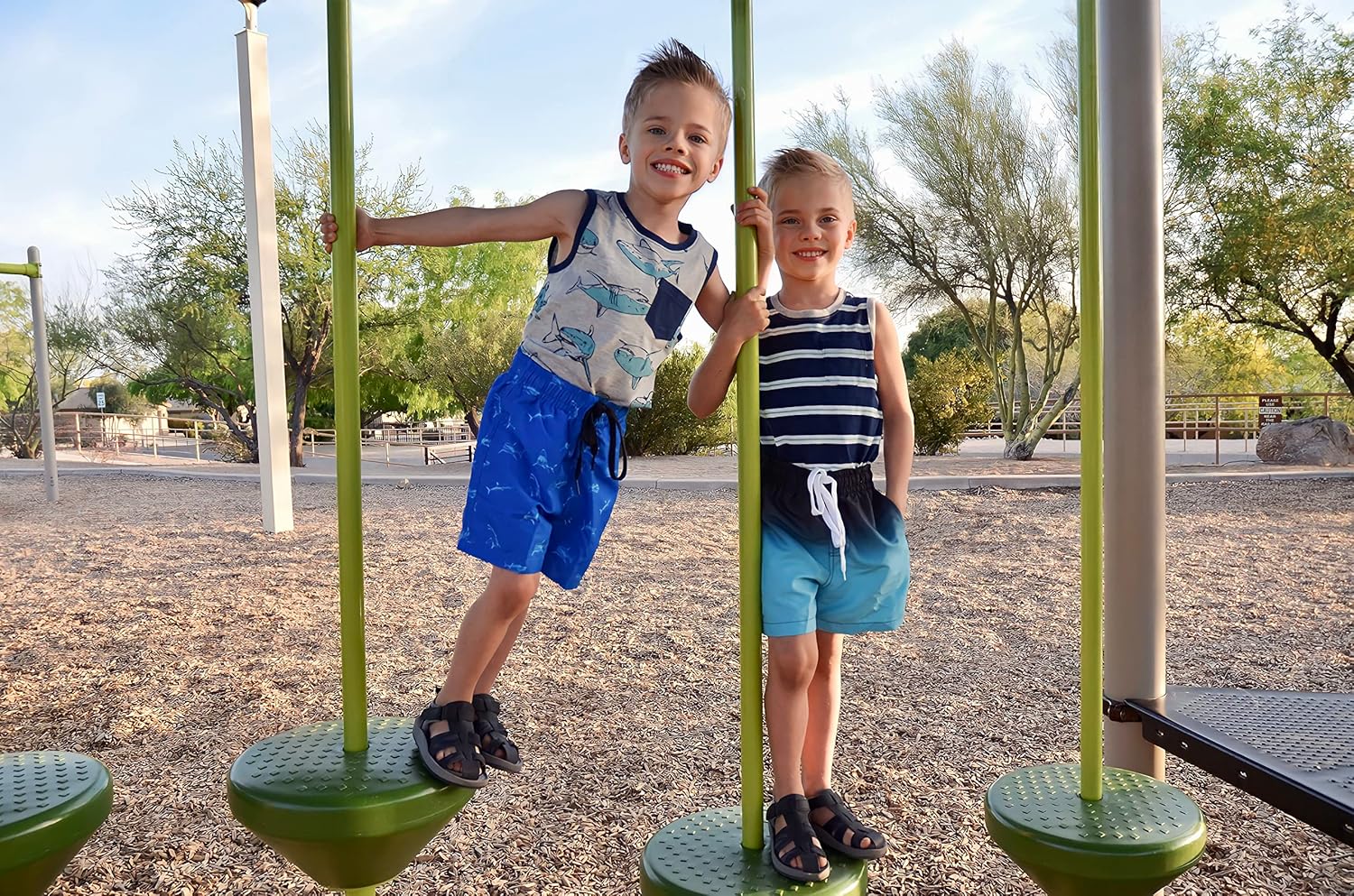 Cozople Boys Swim Trunks Compression Liner Swim Shorts Quick Dry Bathing Suit with Boxer Brief Swimwear 2-20T - Image 8