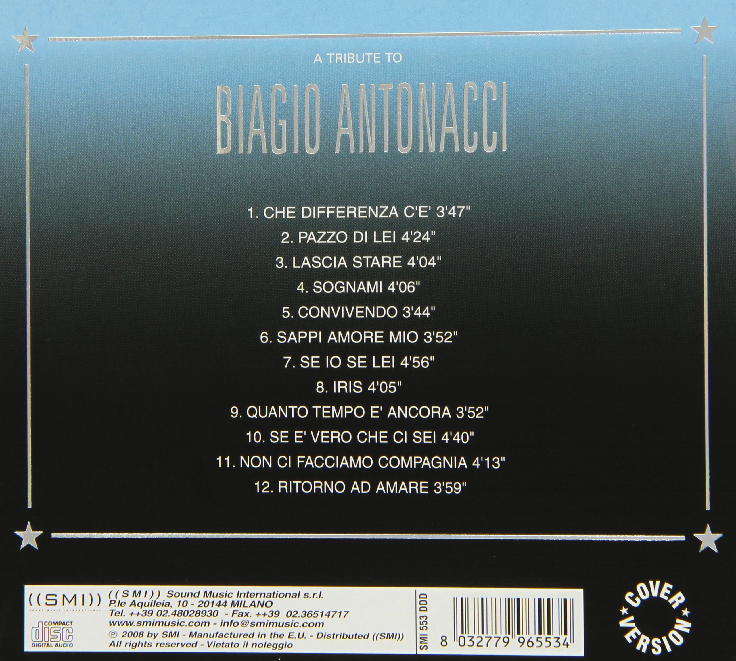 Tribute to Biagio Antonacci