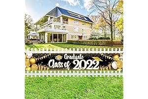 Class of 2022 Graduate Yard Signs and Banner for Outdoor Party Decorations