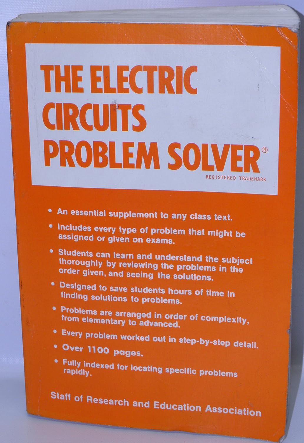 The Electric Circuits Problem Solver A Complete Solution Guide to Any