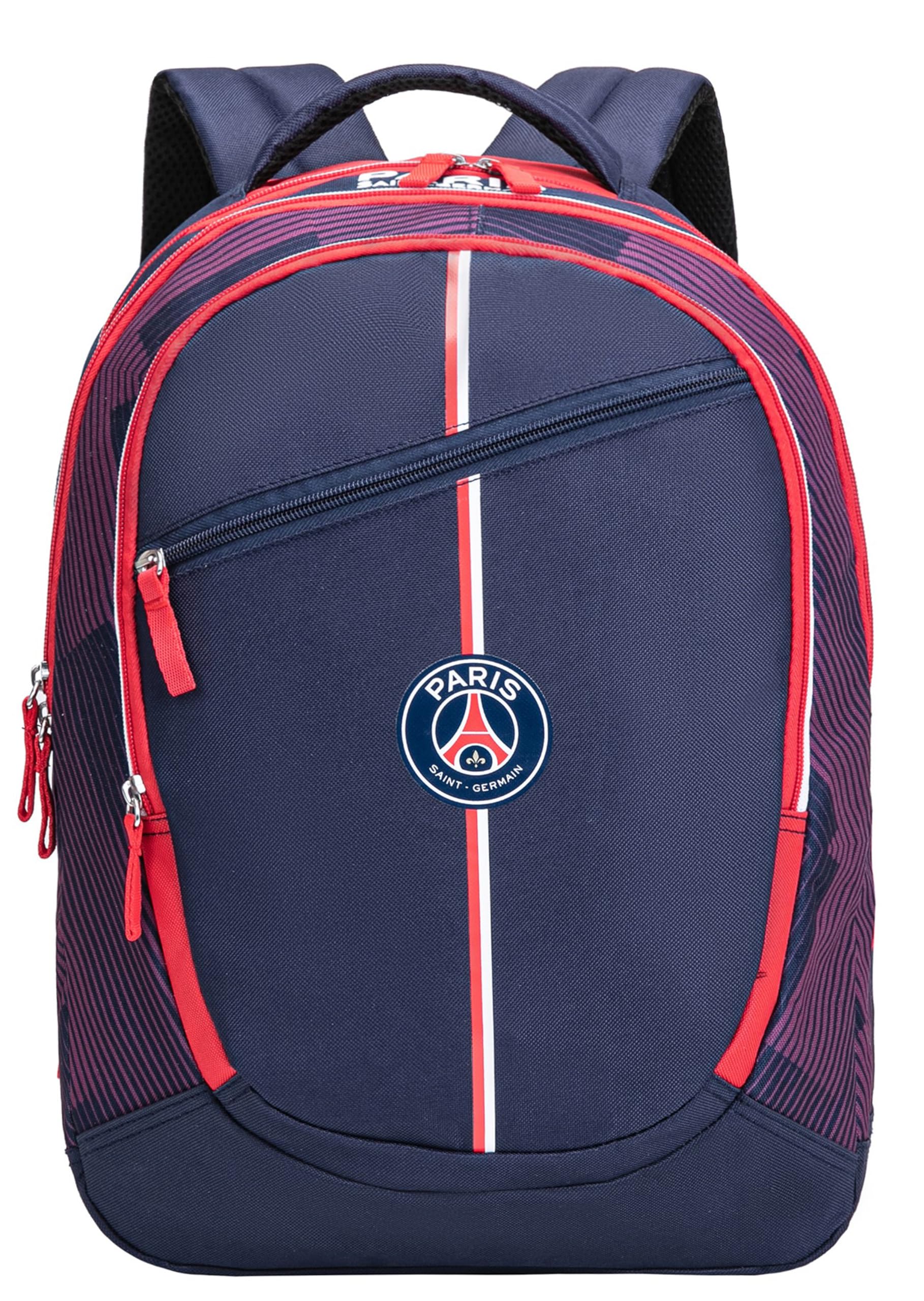 Paris Saint-Germain - Mochila escolar PSG - Colección oficial con 3 compartimentos