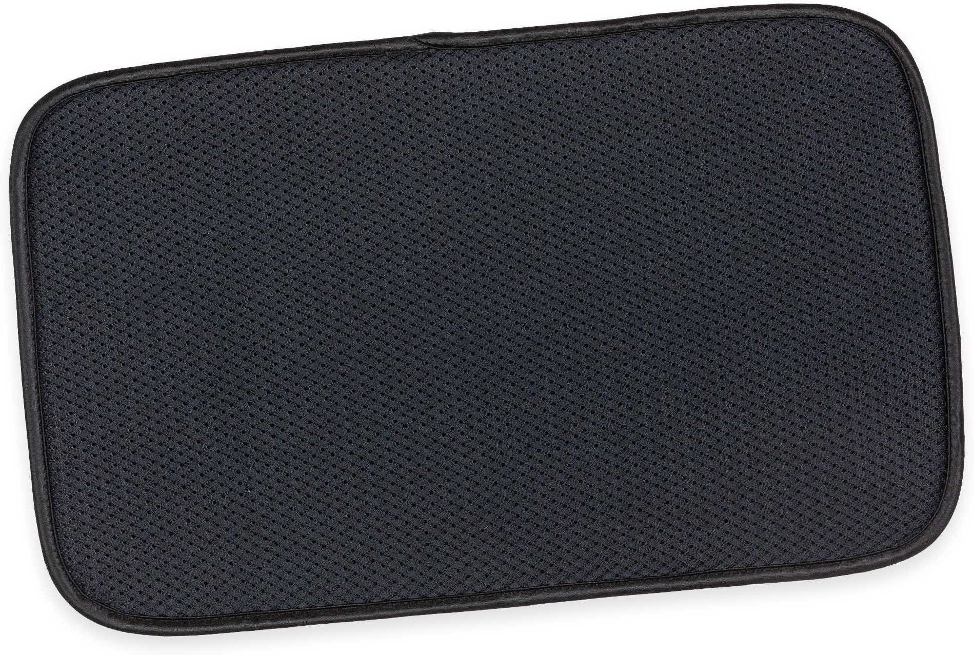 The Original Barware Mat XL in Black 12 Inches x 20 Inches (1, Black)