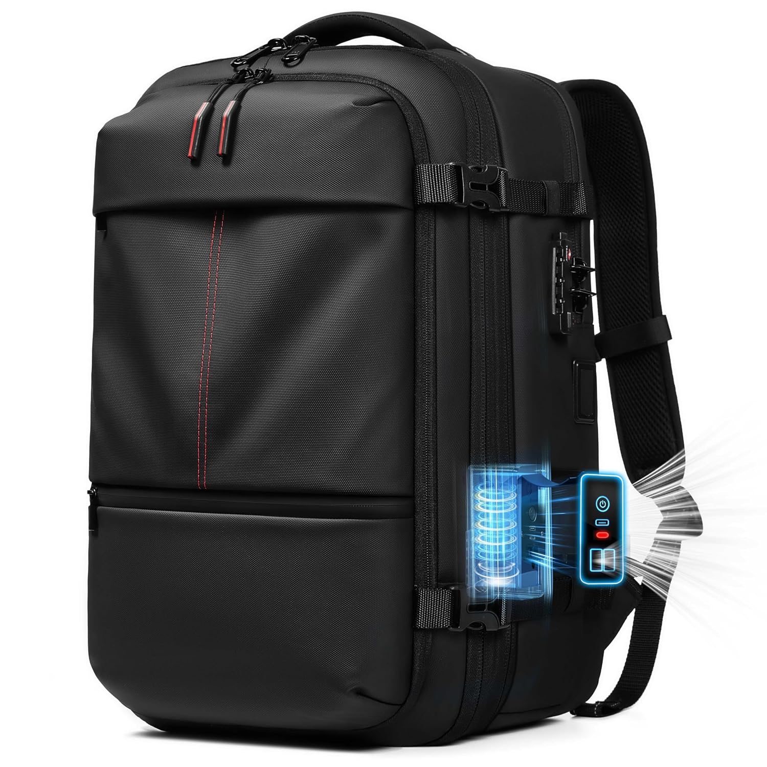 IKYWT Vacuum Seal Backpack Travel with Built-in Pump Air Compression System, 80L Expandable Airback Vacpack Carry-On Luggage - Review, Price and Buying Guide