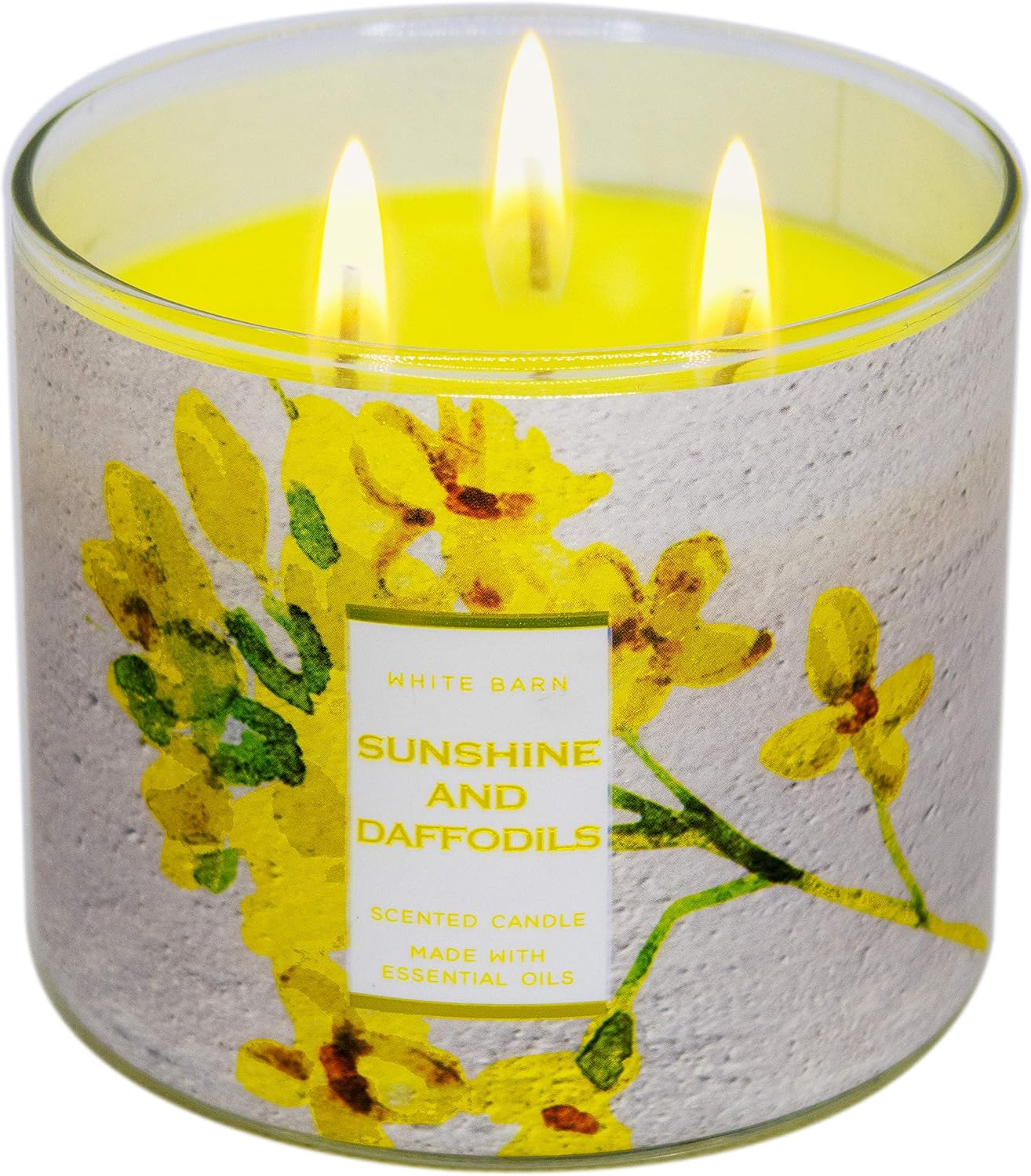 White Barn 3Wick Candle wEssential Oils 14.5 oz Nepal Ubuy