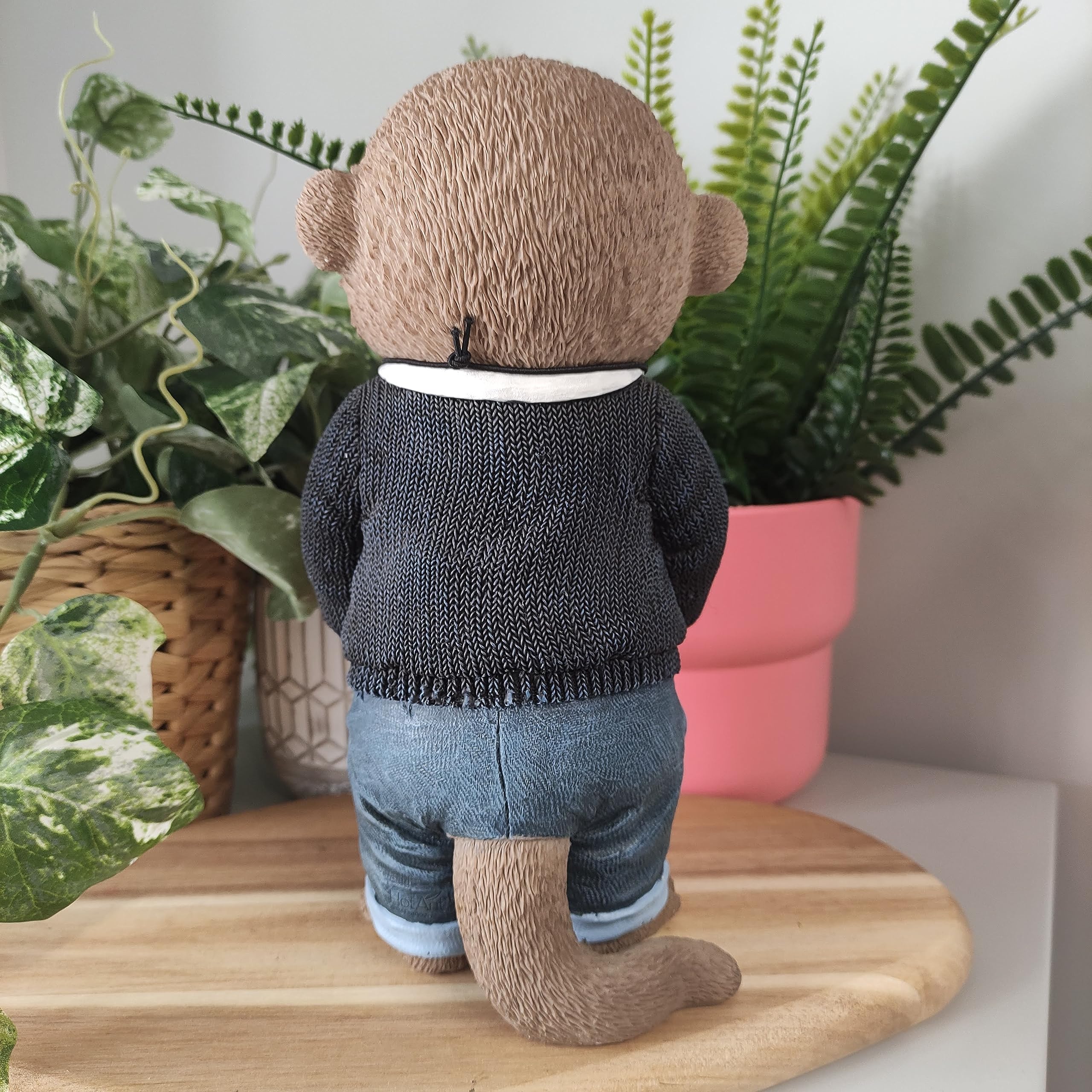 Vivid Arts - Baby Meerkat Blue Penguin Xmas Jumper ((XMK
