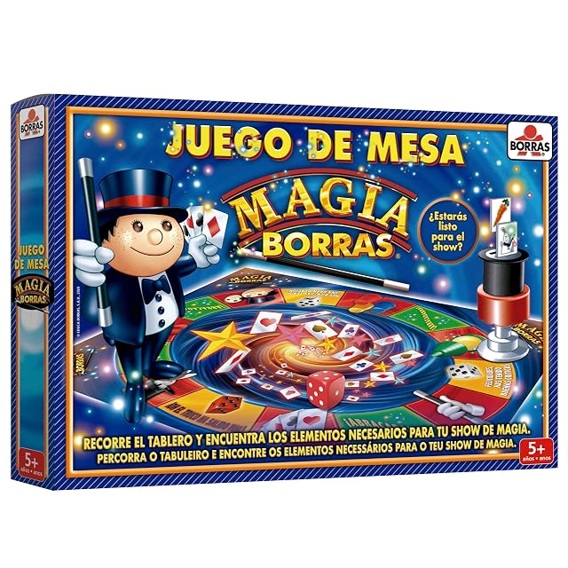 Borras - Juego de Mesa de Magia Borras, Prepárate para el Show de Magia, Adivina el Resultado de Cada Truco…