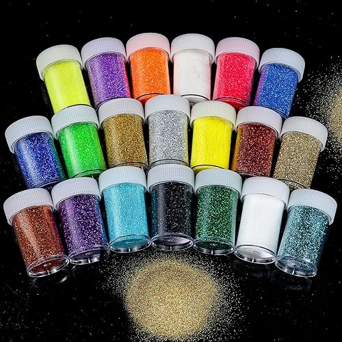 Miniatura 4 de Purpurina holográfica e iridiscente ultrafina, 55 colores en polvo de purpurina de resina extrafina, purpurina artesanal para vasos de resina,