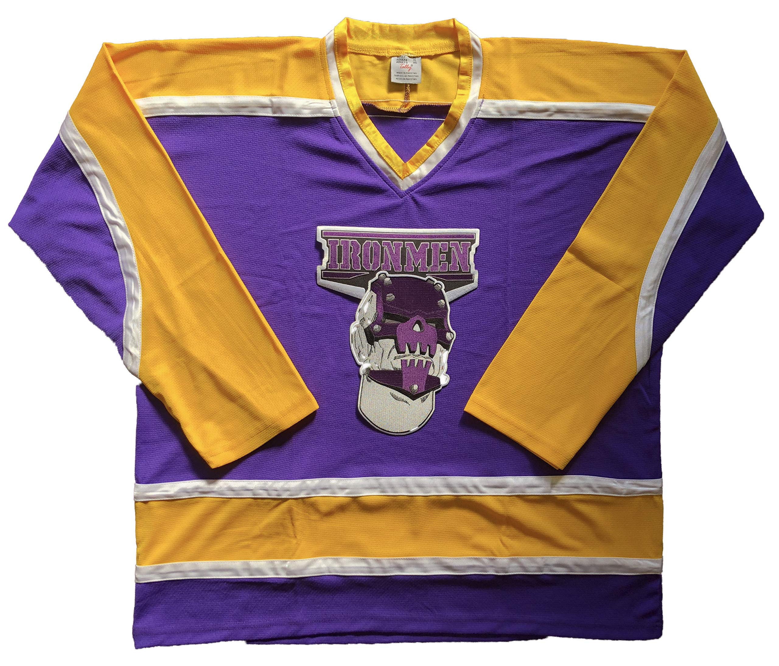 Ironmen Hockey Jerseys - We are Ready to Customize with Your Name and Number (Purple, Adult XL)