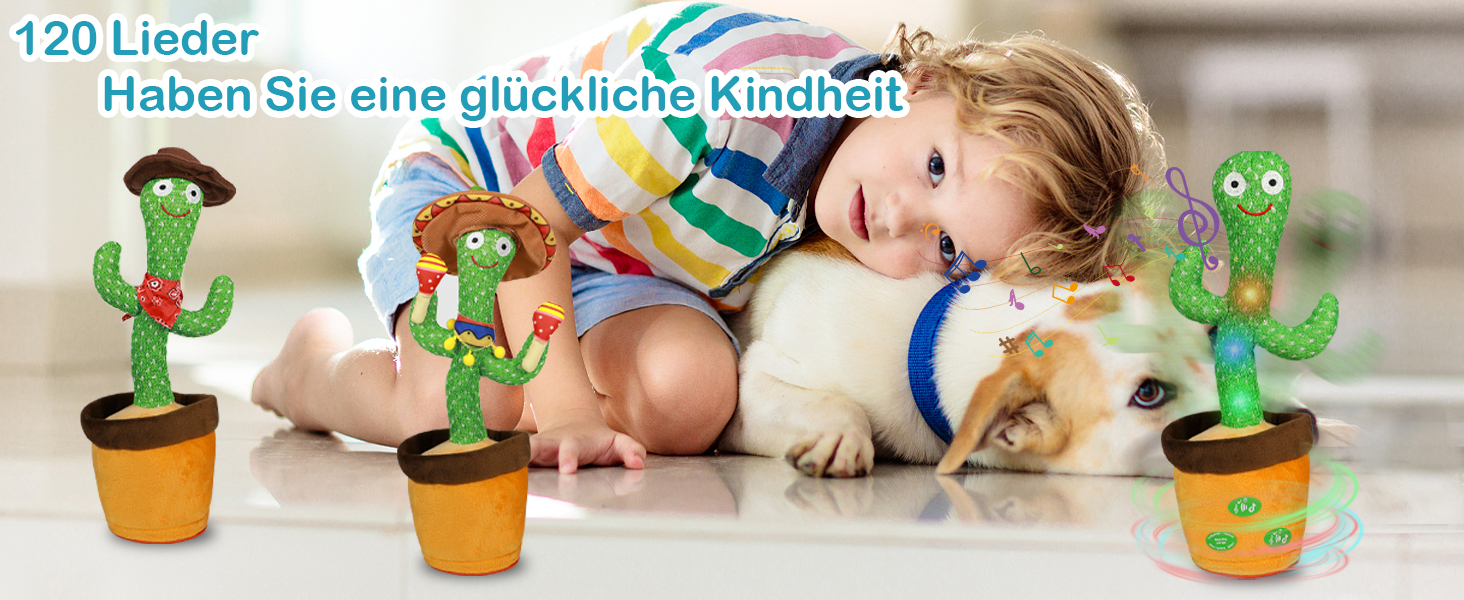 Sprechender Kaktus Spielzeug - Nachsprechen, Singender Tanzender Plschtier  Mit 120 Liedern, Wiederholen Sie Was Sie Sagen - Geschenke fr Kinder und  Heimdekoration: Amazon.de: Spielzeug
