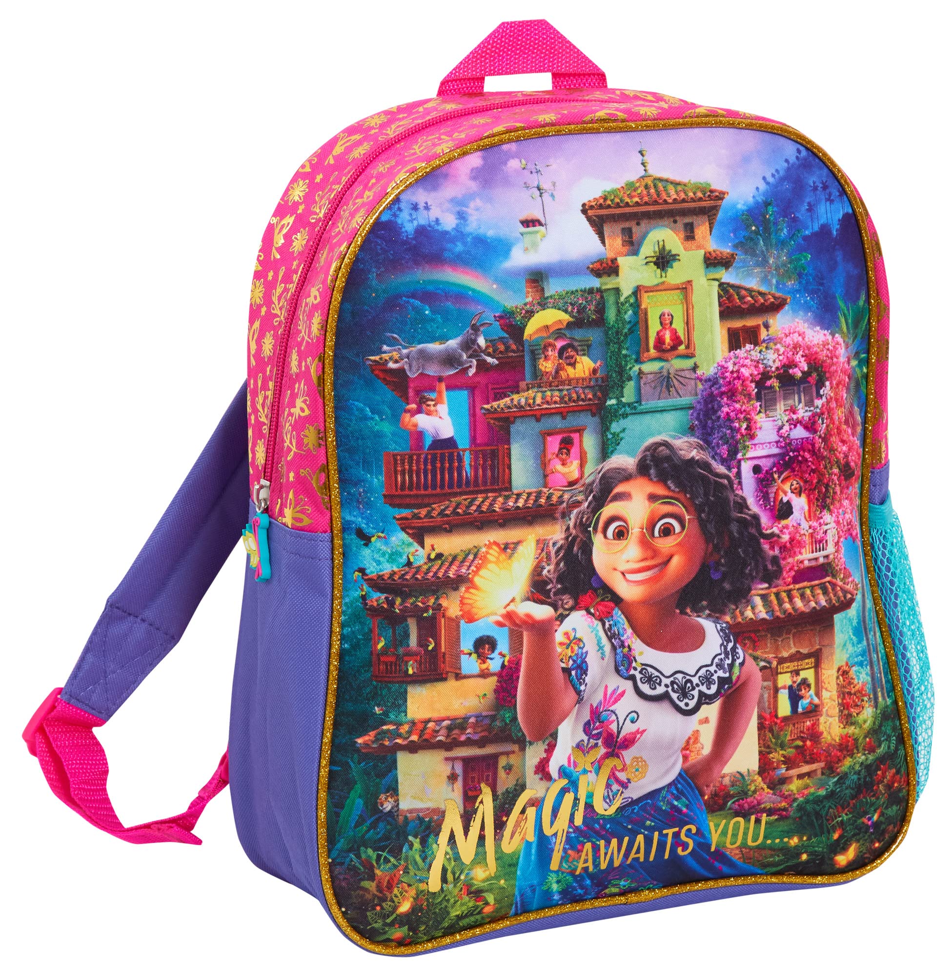 DisneyEncanto Backpack for Girls Mirabel School Nursery Rucksack Lunch Bag